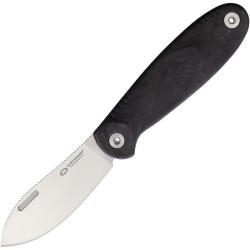 Couteau WithArmour Fold Muk 2 Lame Acier VG-10 Manche Carbone Noir et Gris Slip Joint WAR079F40CF