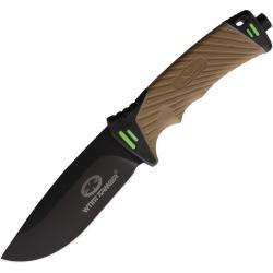 Couteau Fixe WithArmour Nightingale Lame Acier D2 Manche PP et TPR Sable &Eacute;tui Polym&egrave;re WAR001TN