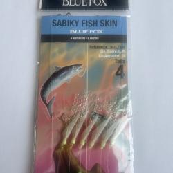 Blue Fox Sabiky Fish Skin - 6 hame&ccedil;ons n&deg;4 - Neuf 33BFLFS04