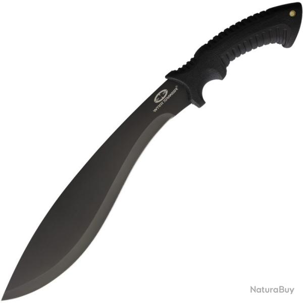 Couteau Fixe WithArmour Chopper Lame Acier 420 Manche Nylon Noir �tui Nylon WAR021BK