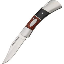 Couteau Rite Edge Wood Lockback Lame Acier Inox Manche Bois Brun/Noir Lockback CN210962PW