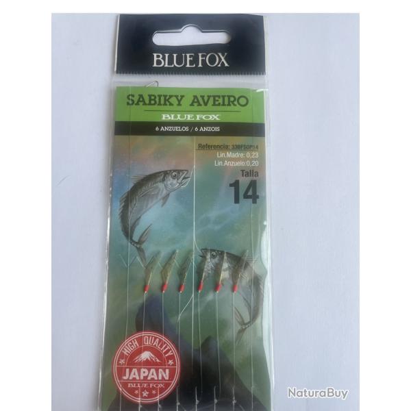 Blue Fox Sabiky Aveiro - 6 hame�ons n�14 - Neuf 33BFSOP14