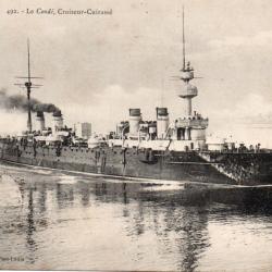 Carte postale ancienne - Le Cond&eacute; Croiseur-Cuirass&eacute; -N&deg;8953