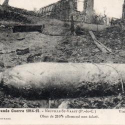 Carte postale ancienne La Grande Guerre 1914-15 Neuville-Saint-Vaast -N&deg;8955