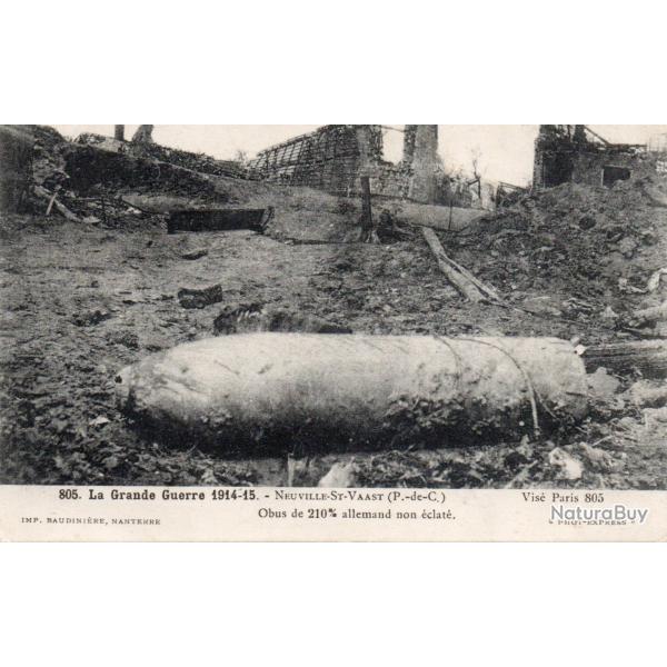 Carte postale ancienne La Grande Guerre 1914-15 Neuville-Saint-Vaast -N�8955