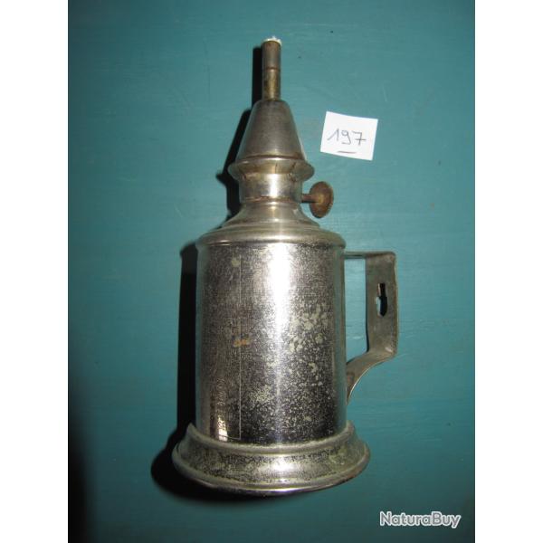 Lampe pour r�ajustage armes noire de fum�e m�che neuve (N�197)