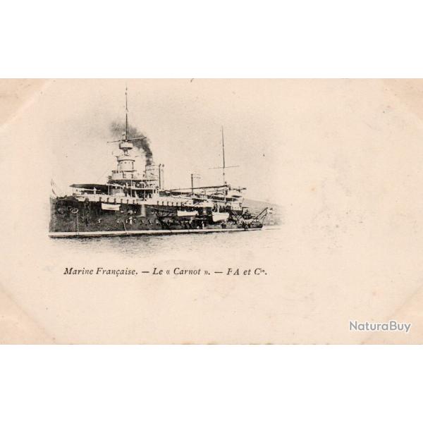Carte postale ancienne Marine Fran�aise - Le Carnot -N�8956