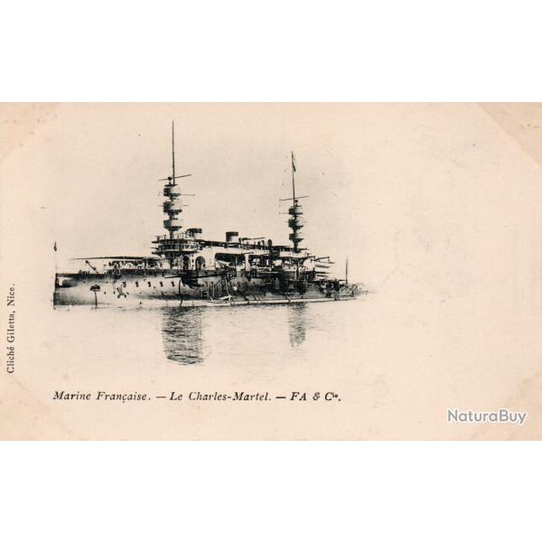 Carte postale ancienne Marine Fran�aise Le Charles-Martel -N�8957