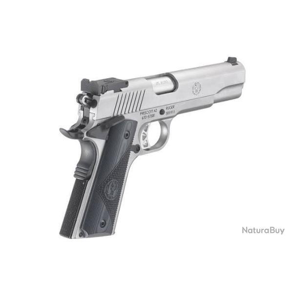 RUGER SR 1911 TARGET STAINLESS 5" Cal 45 ACP