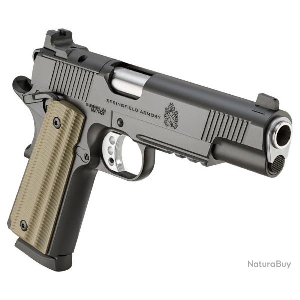 PISTOLET SPRINGFIELD ARMORY 1911 OPERATOR AOS BLACK CERAKOTE .45 ACP