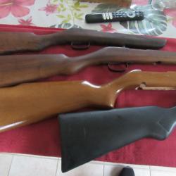 ensemble de 4 crosses de carabine divers