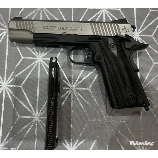 Airsoft colt 1911 M45 Rail Gun