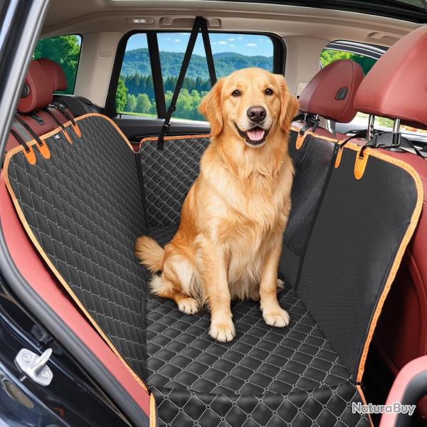 Housse de Si�ge Voiture Chien Imperm�able KYG 135X148 cm Noir