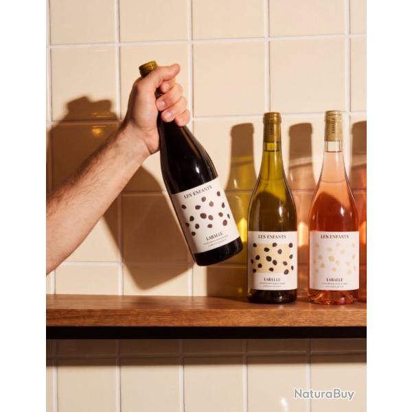 Trio d�couverte (3x75cl - blanc, rouge, ros�) du Domaine de Laballe, vigneron en cotes-de-gascogne