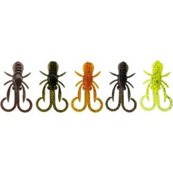 Leurre souple FISHUP Baffifly pack multi colors Mix01 1.5 / 3.8cm