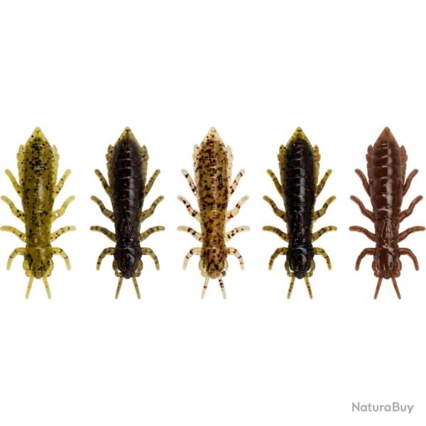 Leurre souple FISHUP Dragonfly pack multi colors Mix01 1.7 / 4.3cm