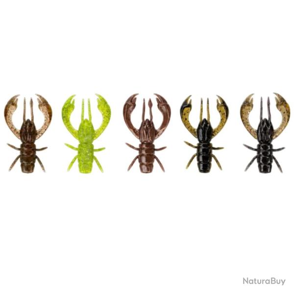 Leurre souple FISHUP Real craw pack multi colors Mix01 1.5 / 3.8cm