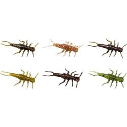 Leurre souple FISHUP Stonefly pack multi colors Mix01 0.75 / 1.9cm
