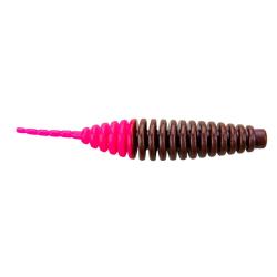 Leurre souple FISHUP Tanta trout serie 2.5 139 Earthworm/Hotpink
