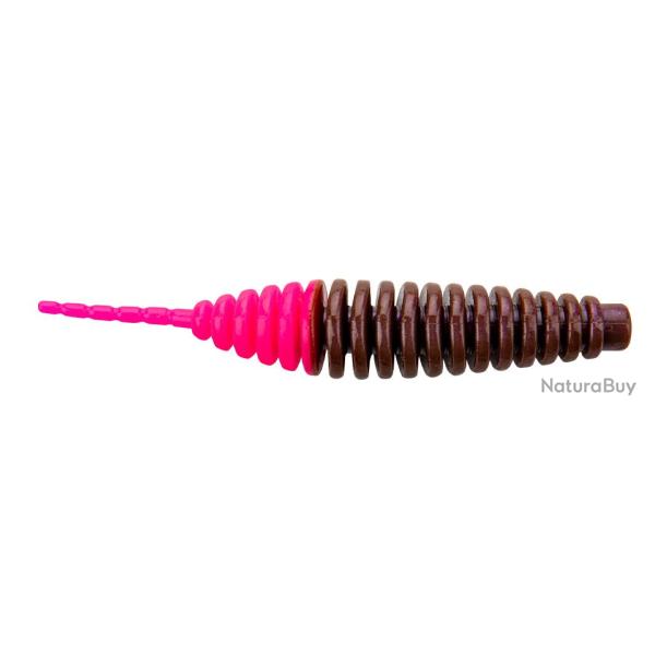 Leurre souple FISHUP Tanta trout serie 2.5 139 Earthworm/Hotpink