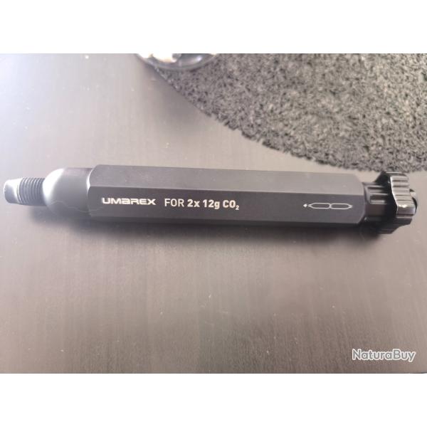 Kit tc68 umarex adaptateur 2x12gr co2