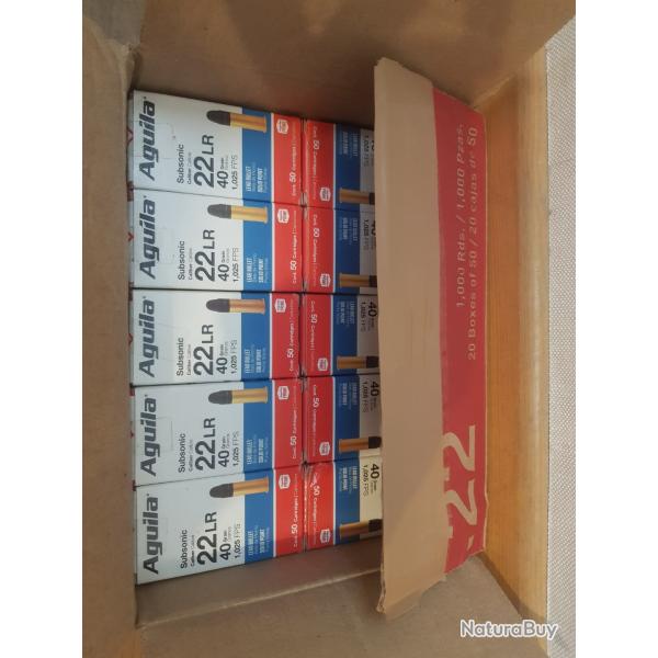 Aguila Subsonic 22lr x500
