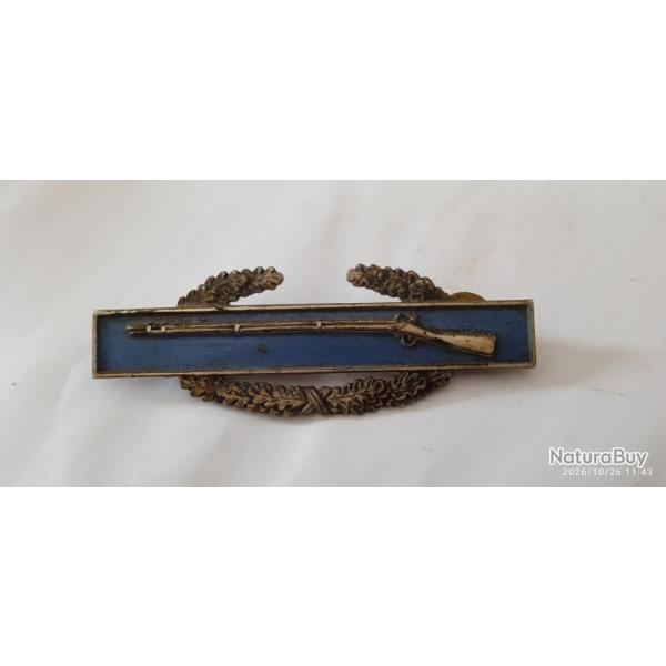 Badge Insigne brevet de combat US Army