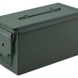 FOT Caisse munition M&eacute;tal cal.50 OLIVE 33X18X23 cm