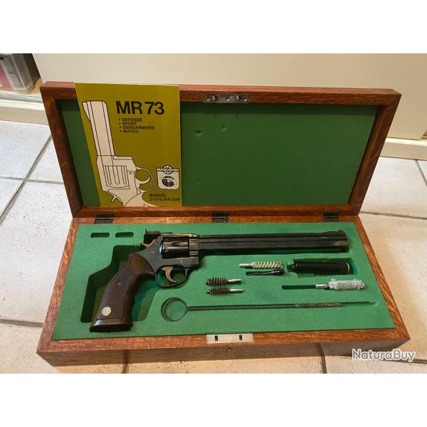 Revolver MANURHIN  Silhouette MR73 357 Mag Canon 10 Pouce  dans une boite de collection