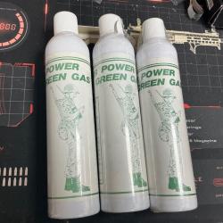 Lot de trois bouteilles de gaz airsoft