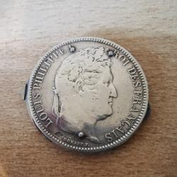 Onglier Eloi Pernet 5 francs Louis Philippe 1831.