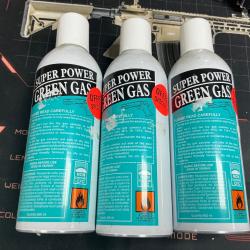 Lot de trois  bouteilles Green gaz airsoft