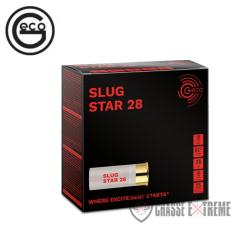 25 Cartouches GECO Slug Star 28G Cal 12/67