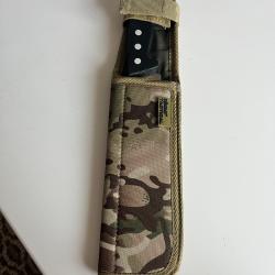 Etui couteau militaire camouflage Multicam - Tactical 1� sans prix de r&eacute;serve !!!