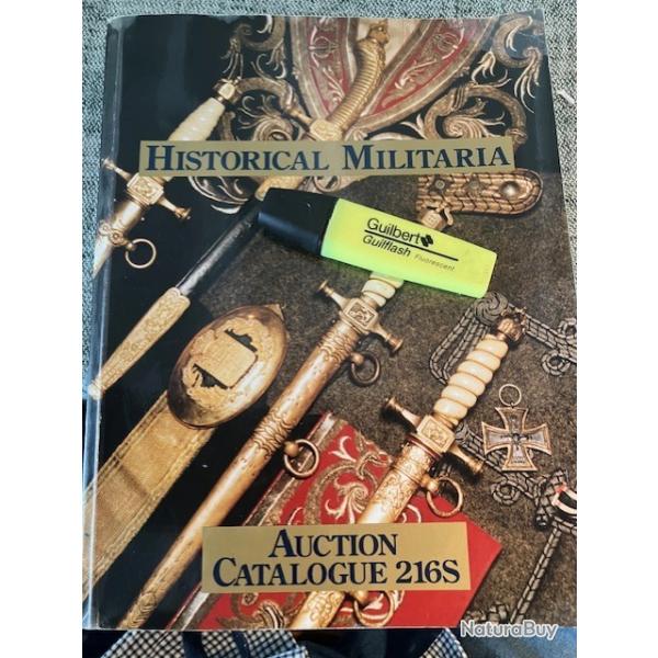 Enorme Catalogue vente USA - Historical Militaria - Auction Catalogue 216S