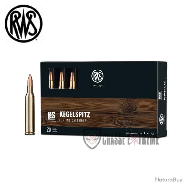 20 Munitions RWS KS 165gr Cal 300 Win