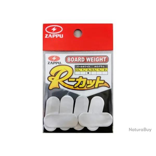 Plomb autocollant ZAPPU Board weight-R-cut 3g Hologram