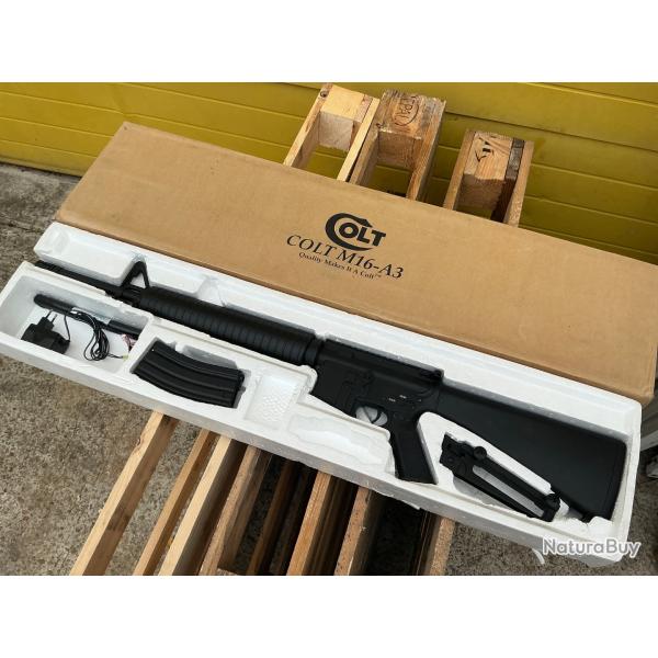 Colt m16a3 aeg 1,2 joules full m�tal airsoft