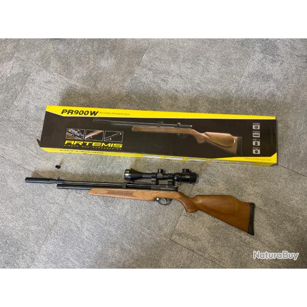 Carabine PCP Artemis PR900W Gen 2 (Cal. 5.5mm) + Lunette 3-9x40 + Bo�te