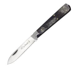Couteau pliant Chevalerias "Le Pradel" 8,5cm de lame manche corne press&eacute;e