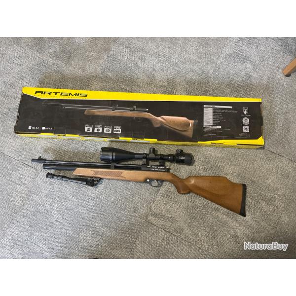 Pack Artemis PR900W (Cal. 4.5mm) + Lunette 6-24x50 + Bipied