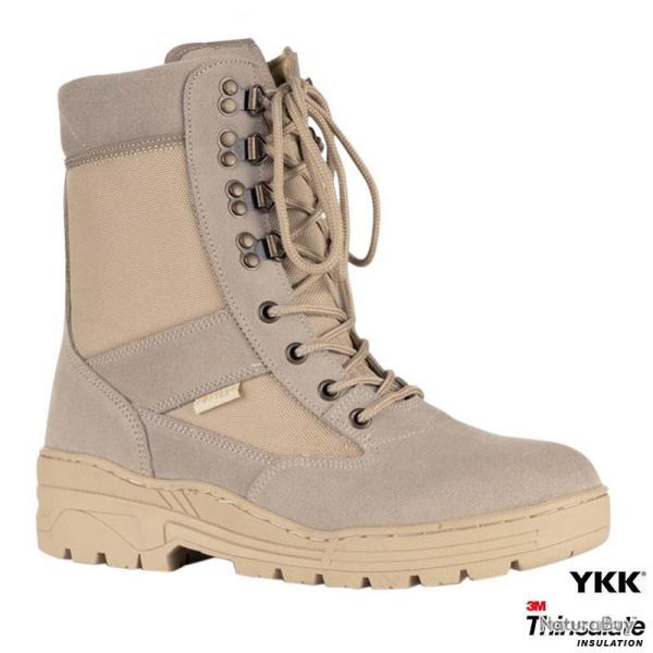 Chaussures intervention sniper zipp�es hautes Sable, 41