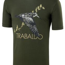 T-SHIRT TRABALDO IDENTIFY BECASSE VERT