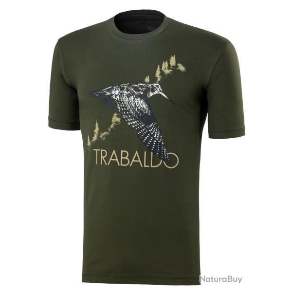 T-SHIRT TRABALDO IDENTIFY BECASSE VERT