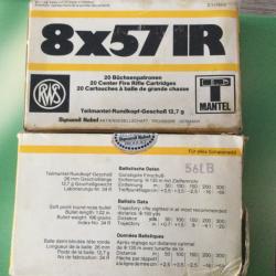 38 balles 8X57IR