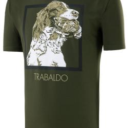 T-SHIRT TRABALDO IDENTIFY CHIEN VERT
