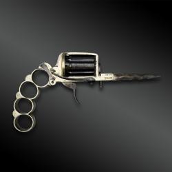 Revolver &agrave; syst&egrave;me Dolne appel&eacute; &laquo; Apache &raquo; - Li&egrave;ge, Belgique - 1869-1870