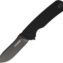 Couteau Pliant Toor General Lame Acier 14C28N Manche G10 Noir Linerlock TR84352