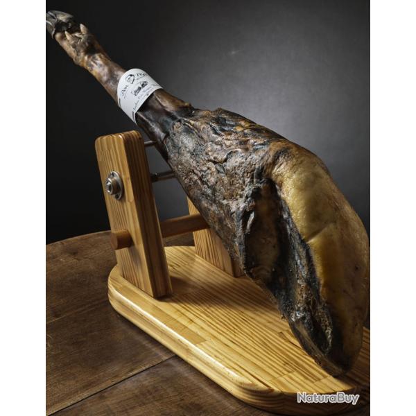 Jambon entier ib�rique Cebo de Campo avec support et couteau