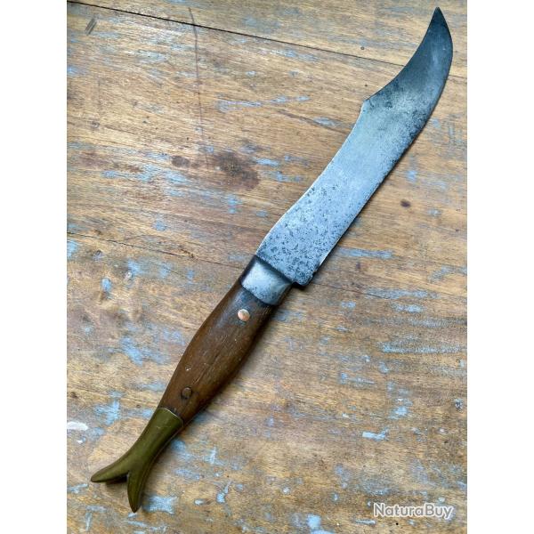 Couteau ancien de Marin p�cheur fin 19�me si�cle